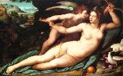 ALLORI Alessandro Venus and Cupid oil painting reproduction
